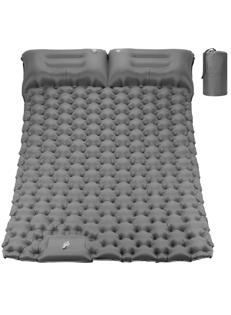 1 Gray Sleeping Pad with 1 Moisture-Proof Mat