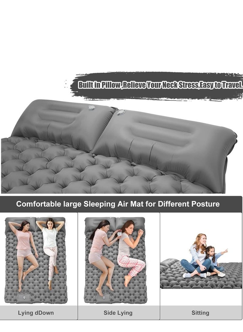 1 Gray Sleeping Pad with 1 Moisture-Proof Mat