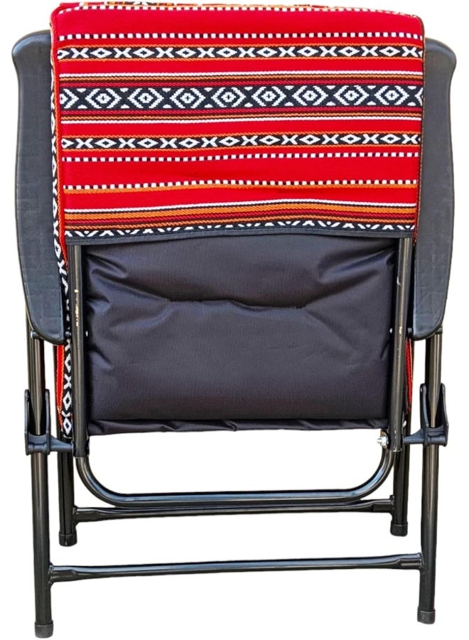 GO2CAMPS Foldable Camping Chair with Cushion Heavy Quality