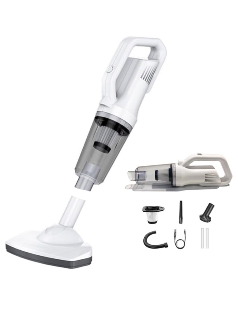 Vacuum Cleaners for Car, Home, Pet Hair & Office/Powerful Rechargeable Vacuums with Attachments,Cordless Handheld Vacuum Cleaner,Vacuum Cordless Rechargeable