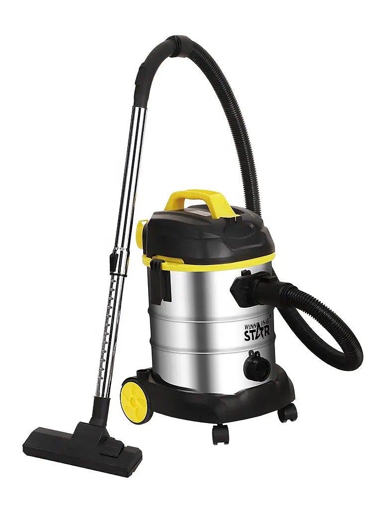 1600W Wet & Dry Vacuum Cleaner, Winning Star ST-5034 Heavy Duty Household Industrial Commercial High Level Vacuum Cleaner