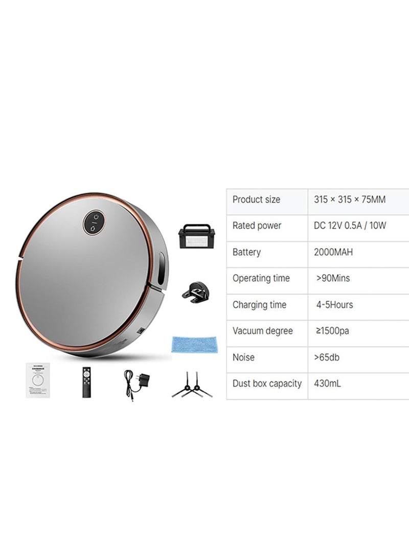 Robot Vacuum and Mop, Self Mop Drying and Washing, Self Emptying, 8mm Auto Mop Lifting, 2cm Obstacle Climbing, Sonic Mopping, 1L Water Tank, for Hard Floors, Carpets