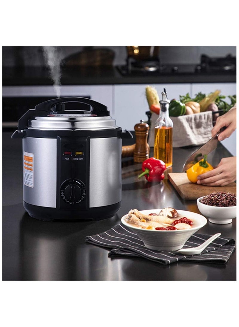 Top-Quality 8L Electric Pressure Cooker with Keep Warm Function – Perfect for Large Families and Meal Prep