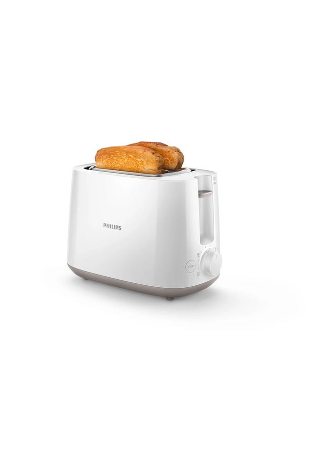 Electric Toaster , 2 slices , White 900 W HD2581/01