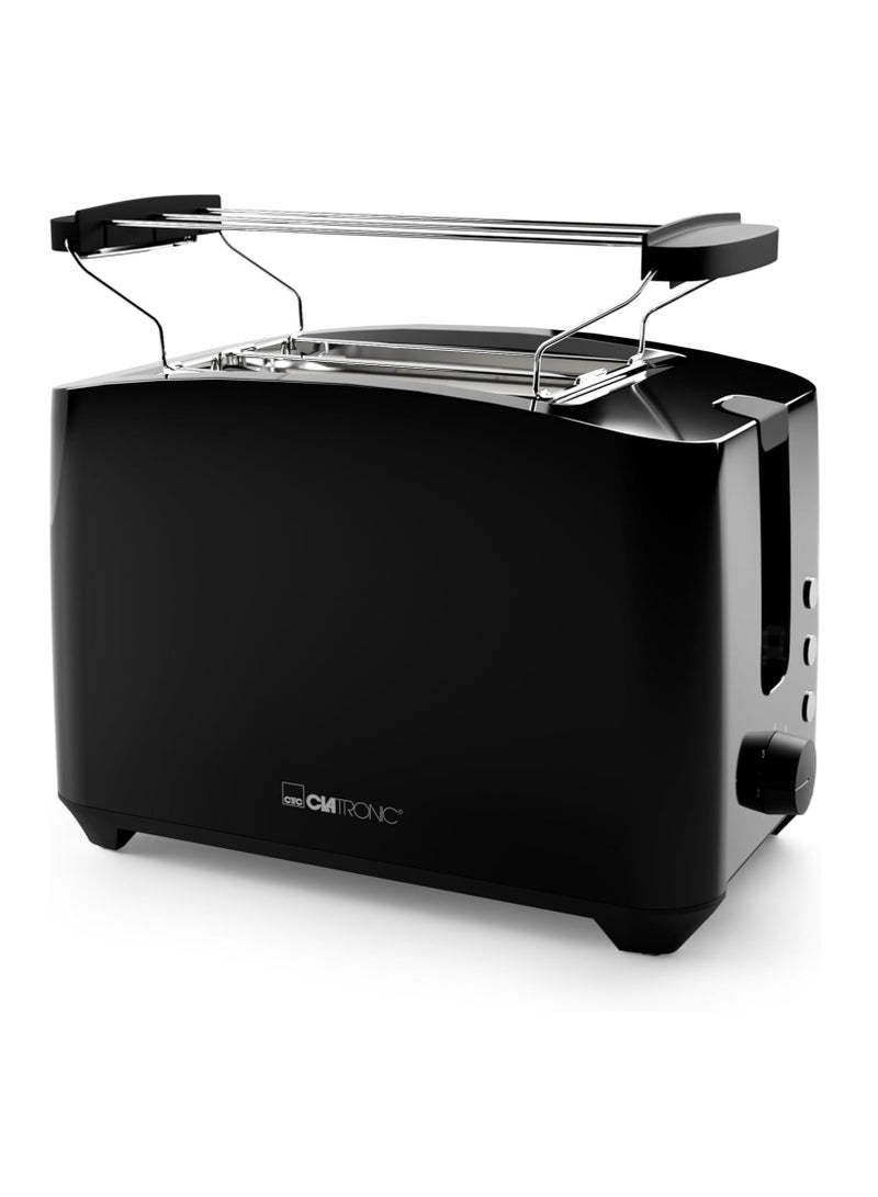 2-Slice Compact Toaster | Defrost/Reheat Function | Sandwich Attachment