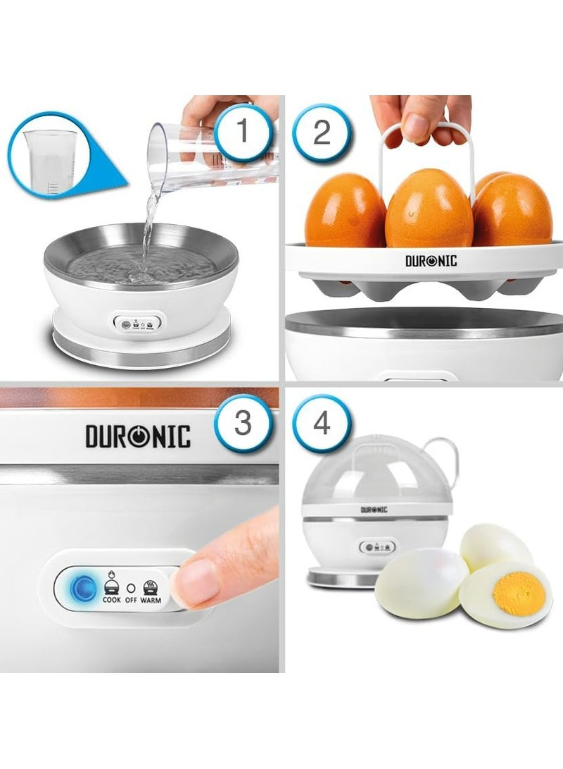 EB27 Egg Boiler 400W | Cook Up to 7 Eggs | Hard, Medium, and Soft Boiled with Timer