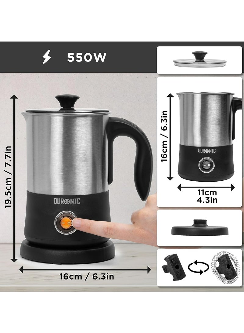 MF300 2-in-1 Electric Milk Frother | 550W | 300ml Frothing Capacity | Perfect for Coffee and Hot Chocolate