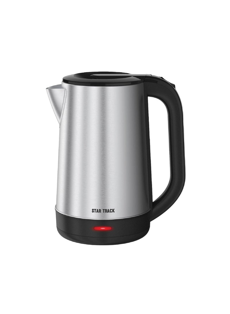 STAR TRACK 2.0L Electric Kettle, 2200W, Instant Heating, Manual Lid, Auto Shut Off, Boil Dry Protection, ST-20SD-KS2200