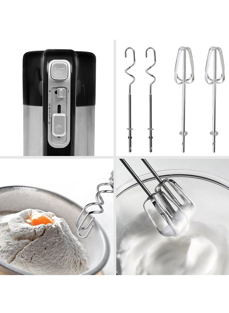 HM3 Electric Mixer 300W | Lightweight Hand Mixer with 5 Speeds, Turbo Function & Attachments