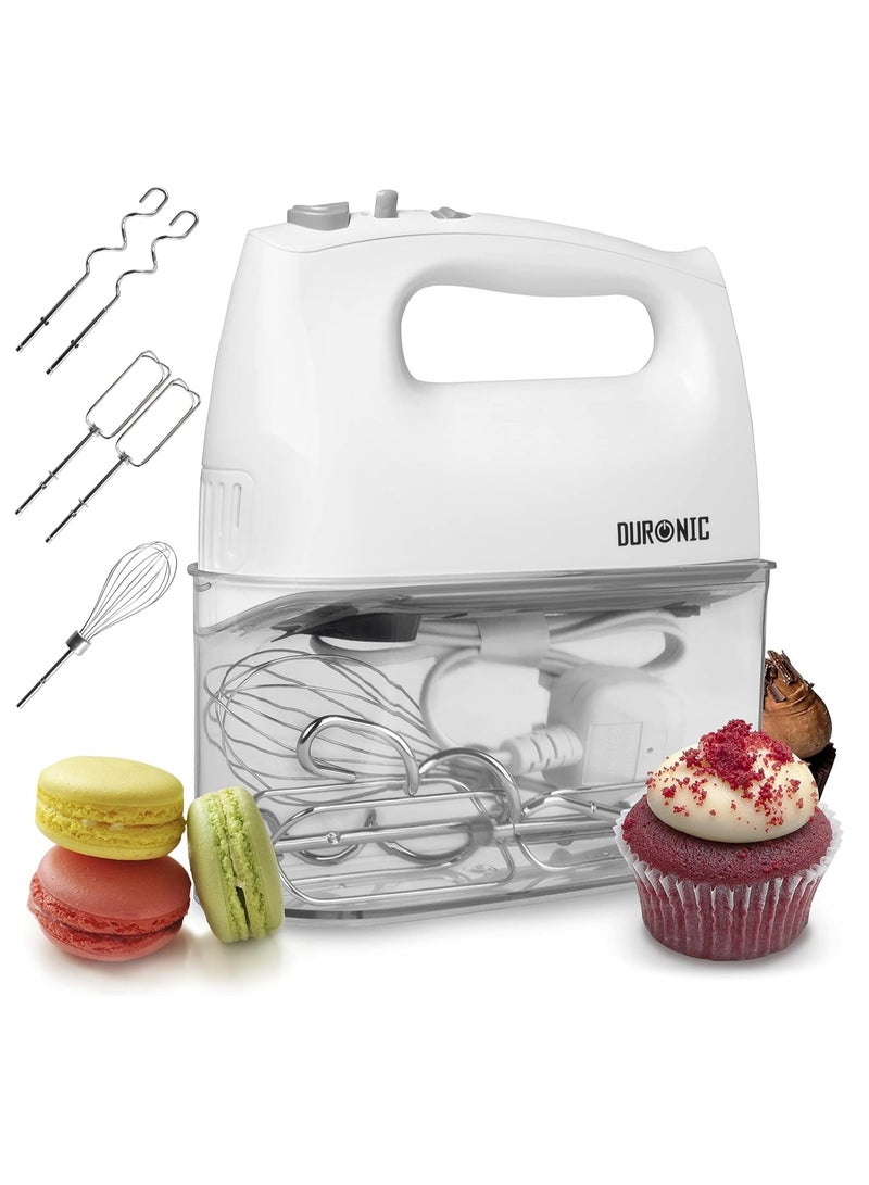 HM4 WE Electric Mixer | 400W | 5 Speeds & Turbo Function | Lightweight