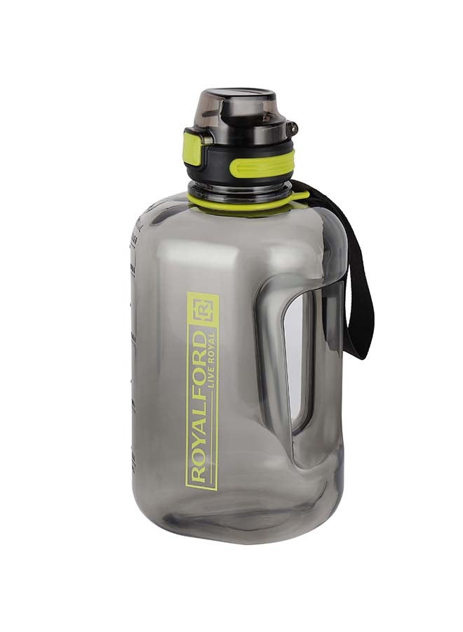 Royalford 2400 ml Travel Carry Water Bottle- RF12407/ Plastic Bottles with Flip Top Lid, Straw, with Carry Handle/ Perfect for Fitness, Outdoor Activities and Gym/ Leak-Proof Multicolor 2400ml