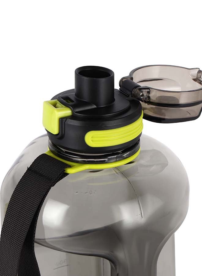 Royalford 2400 ml Travel Carry Water Bottle- RF12407/ Plastic Bottles with Flip Top Lid, Straw, with Carry Handle/ Perfect for Fitness, Outdoor Activities and Gym/ Leak-Proof Multicolor 2400ml