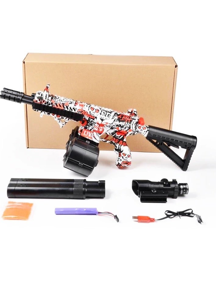 MZtoyz Double Barrel Gel Bullets, Water Gel shooting Gun For Boys and Girls Toy Gun