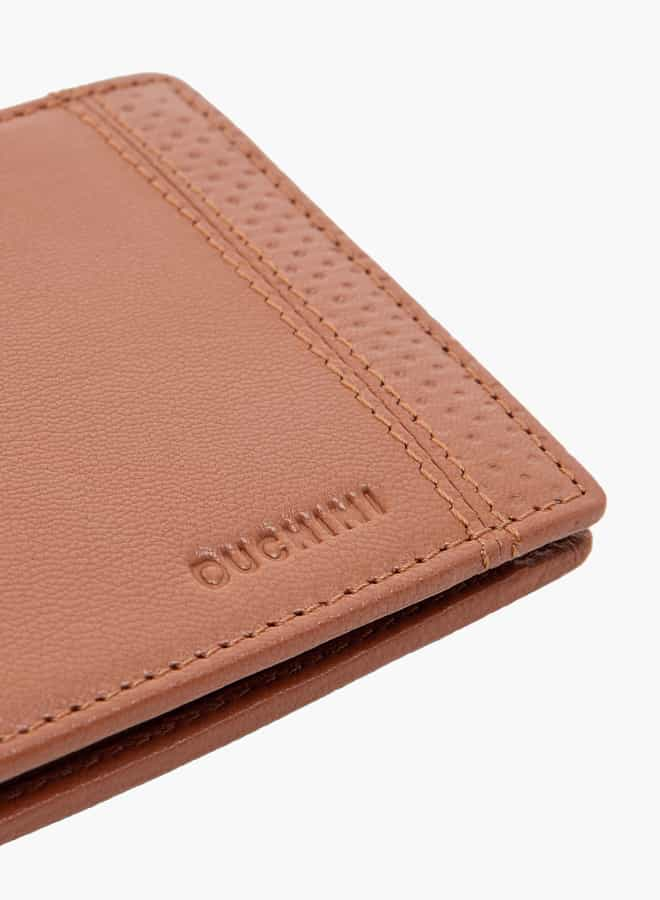 Men Textured Bi-Fold Wallet