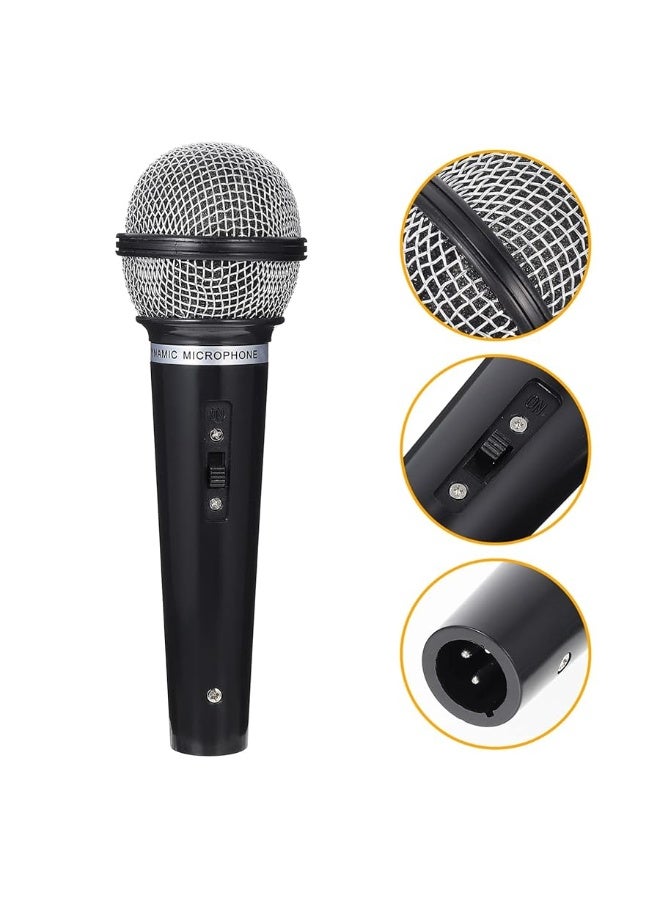 NUOBESTY Kids Microphone Pretend Microphone Toy Plastic Microphone Fake Microphone Prop for Birthday Party Favors Pretend Play or Costume Prop