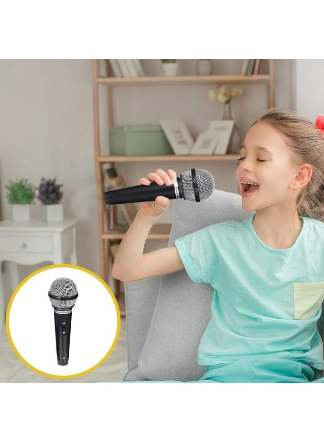 NUOBESTY Kids Microphone Pretend Microphone Toy Plastic Microphone Fake Microphone Prop for Birthday Party Favors Pretend Play or Costume Prop