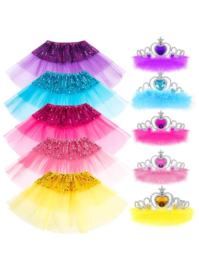 G.C Princess Dress up Accessories Girl Gift Set Crown Tiara Dress up Toy Play Party Favors Costume for Girls