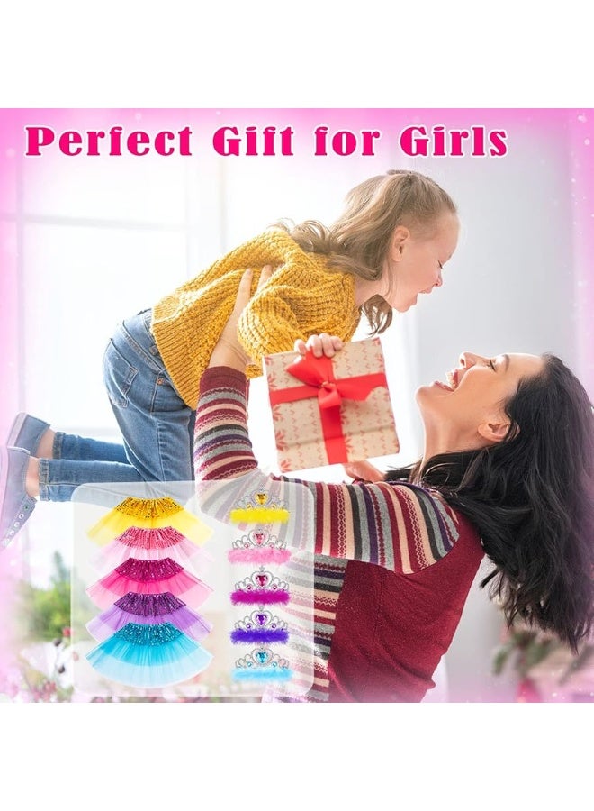 G.C Princess Dress up Accessories Girl Gift Set Crown Tiara Dress up Toy Play Party Favors Costume for Girls