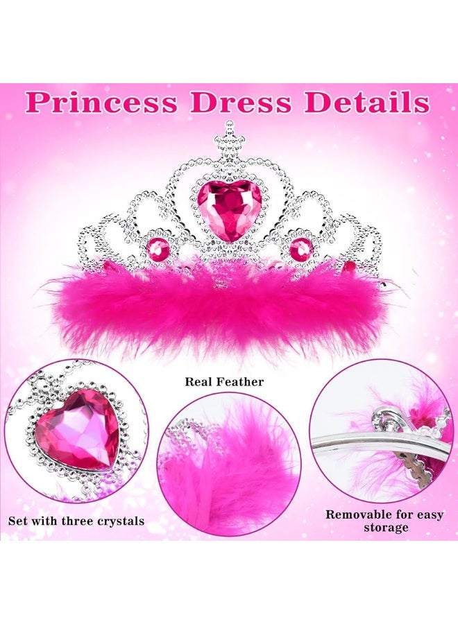 G.C Princess Dress up Accessories Girl Gift Set Crown Tiara Dress up Toy Play Party Favors Costume for Girls