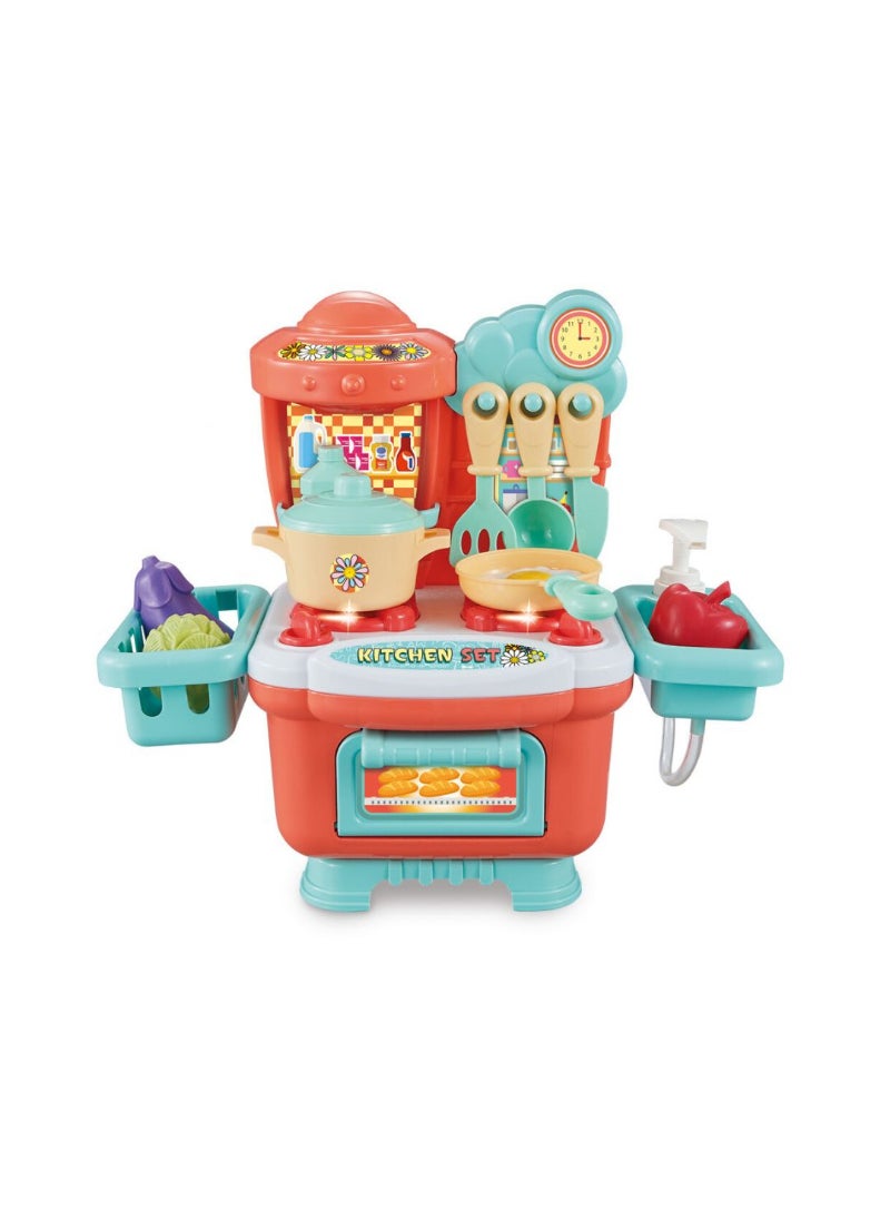 SFL Multicolor 16 Pieces Kitchen Set with Water And Sound