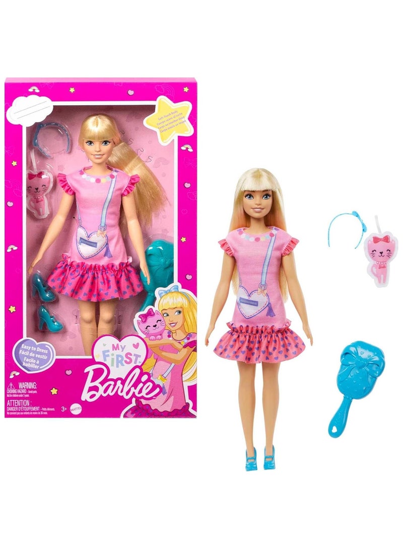 My First Barbie Core Doll - Blonde with Kitten