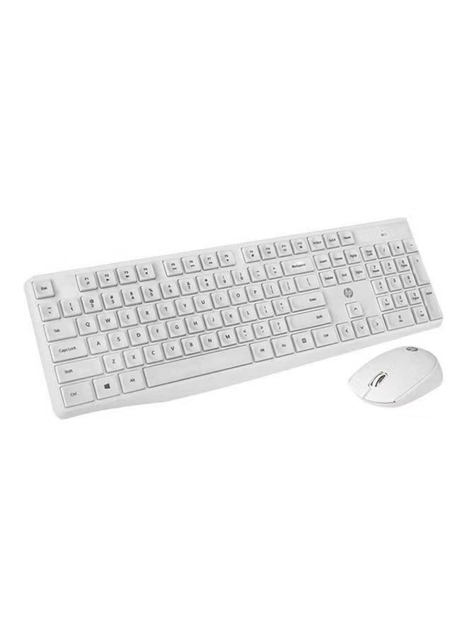 HP Wireless USB Keyboard and Mouse Combo CS10 - White