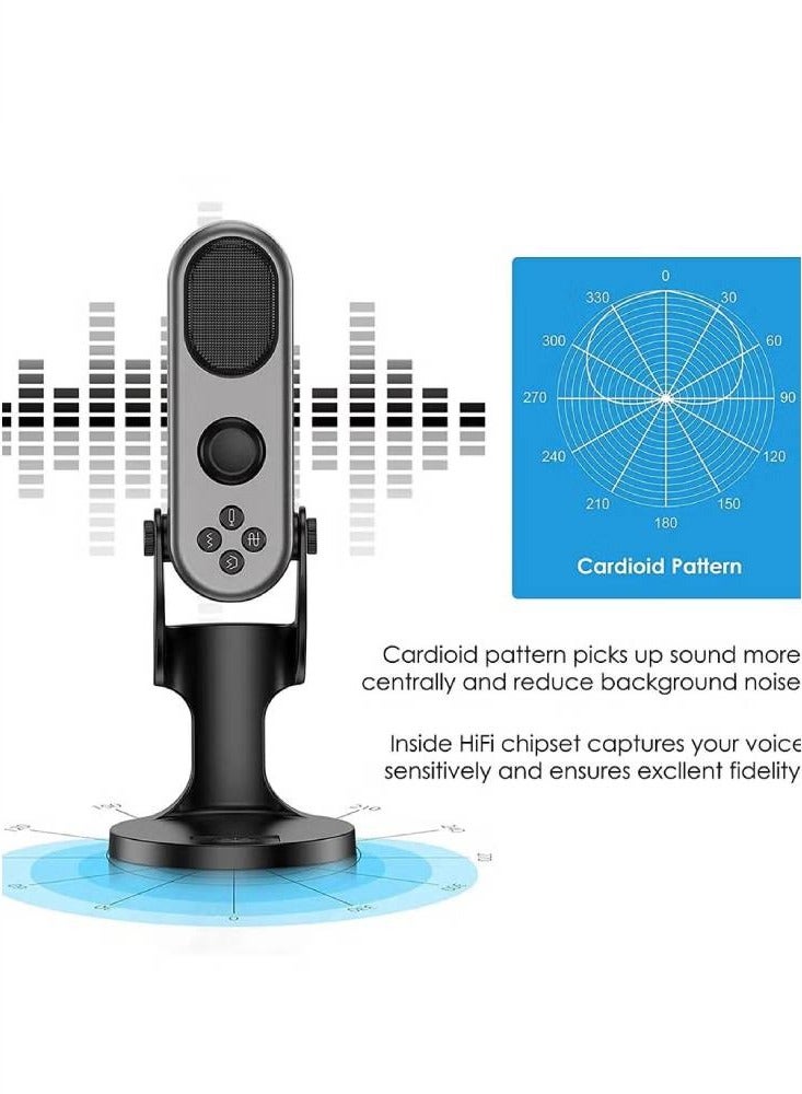 MC-PW7 USB Microphone Professional Voice Recorder