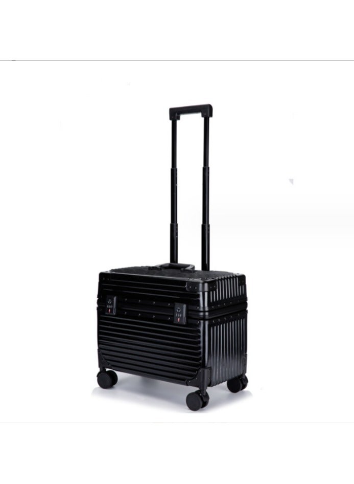 Flip Up Long Trunk, Boarding Case, 16 Inch Universal Wheels, Aluminum Frame, Photography Box, Small Luggage Compartment