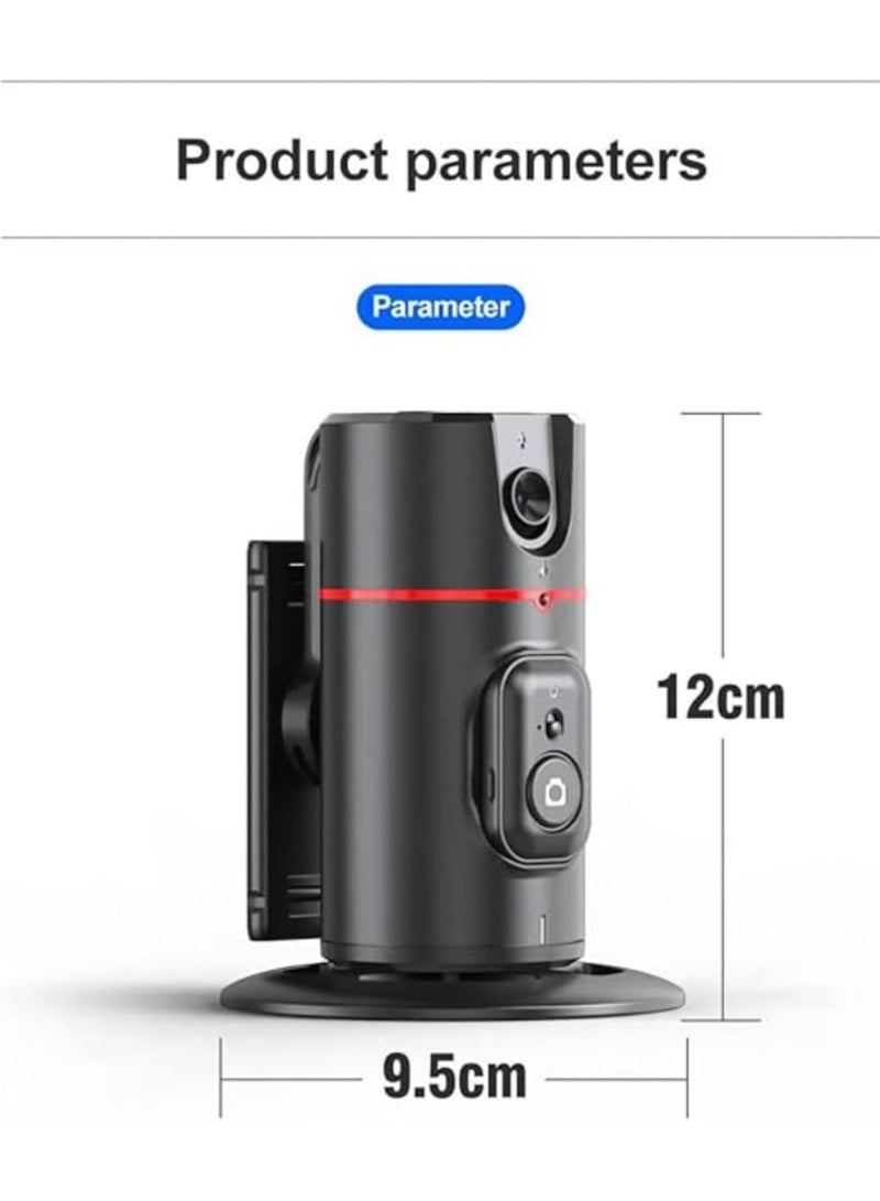 360° Auto Face Tracking Gimbal Stabilizer for Smartphones/Smart AI Motion Sensor, No App Required, Remote Shutter,Perfect for Selfies, Vlogs, Live Streaming, Video Recording, Gesture Control Tripo