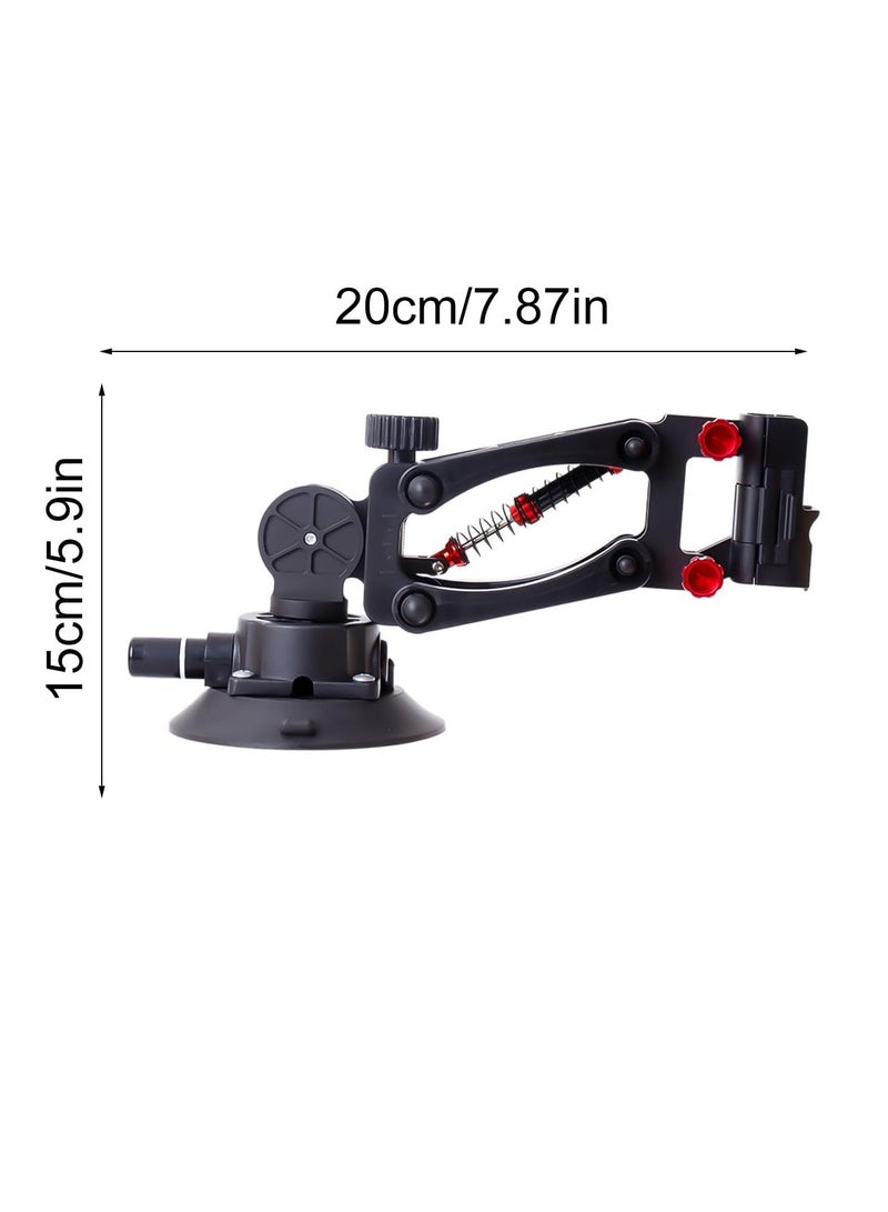 Suction Cup Car Mount for DJI Osmo Pocket 3 Stabilizer Car Mount Stabilizer Z-Axis Shock Absorber Compatible with for DJI Osmo Pocket Camera Accessories Car Mount (Black)