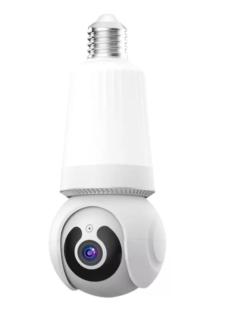 Indoor Light Bulb Camera 360 Degrees HD 1080p With E27 Lamp Holder Wide Voltage Adaptation 2.4G Wifi Camera