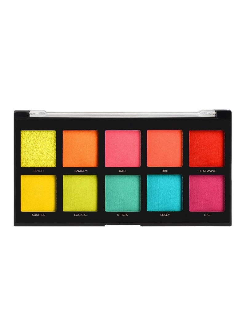 Cosmetics Neon 10 Shade Palette Multicolour