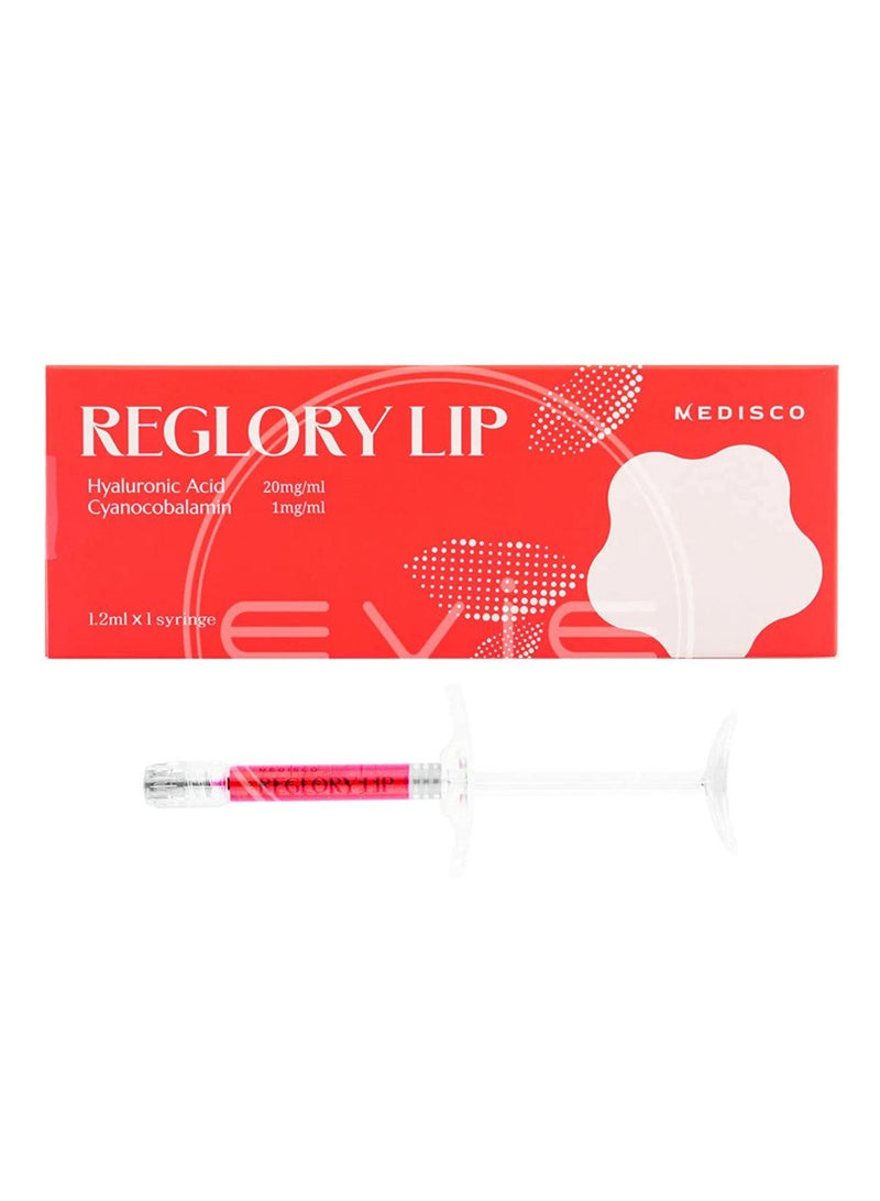 Medisco Reglory Vitamin B12 Lip Filler Natural Volume Hydration Color Boost with Healing Benefits