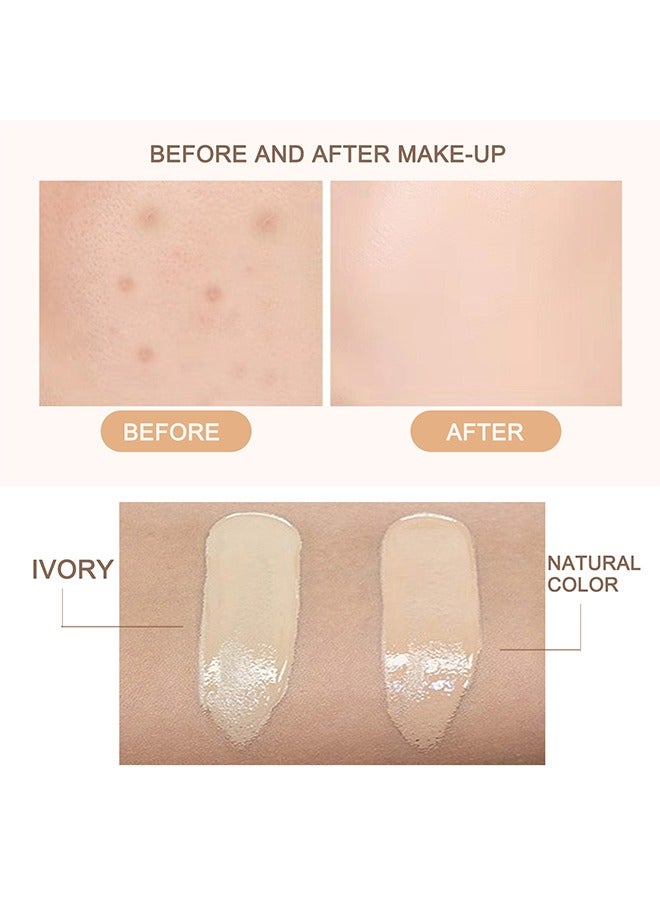 Mushroom Head Air Cushion BB Cream,Facial Concealer,Brightening And Moisturizing Natural Nude Makeup Foundation (Natural Color)