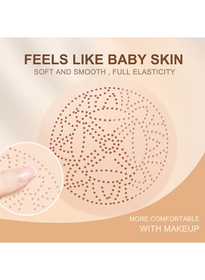 Mushroom Head Air Cushion BB Cream,Facial Concealer,Brightening And Moisturizing Natural Nude Makeup Foundation (Natural Color)