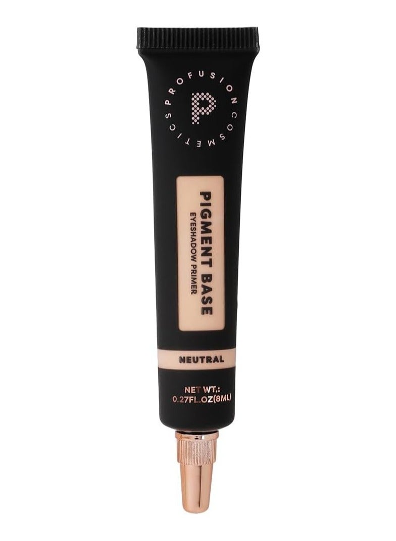 Cosmetics Pigment Base Eyeshadow Primer Achieve Vibrant Looks with Pigment Boosting Primer and Lock in Color with Blendable Formula Get Bold Colors and Glittery Shimmers Neutral