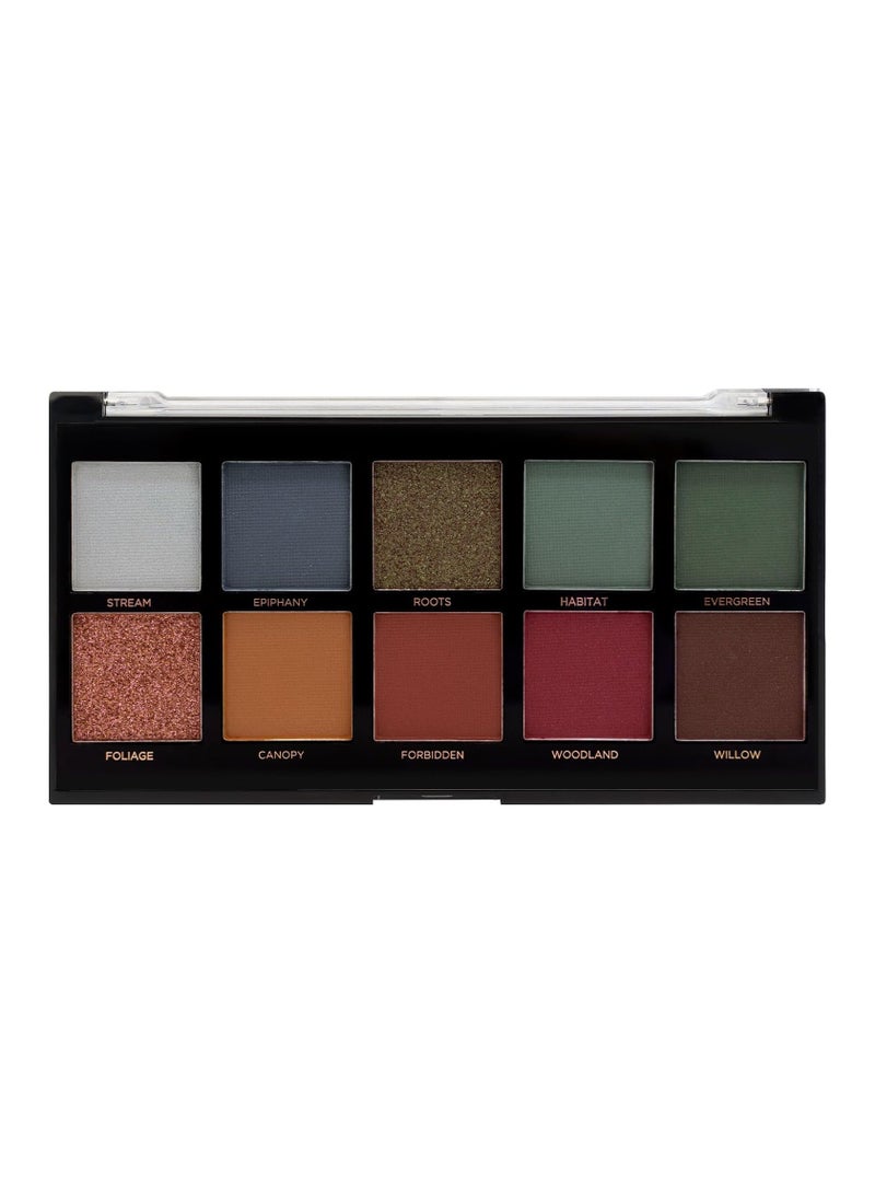 Cosmetics 10 Shade Eyeshadow Palette High Pigmented Multi Finish Colors  Vegan and Cruelty Free Create Stunning Looks On the Go Travel Friendly and Versatile Makeup Meadow