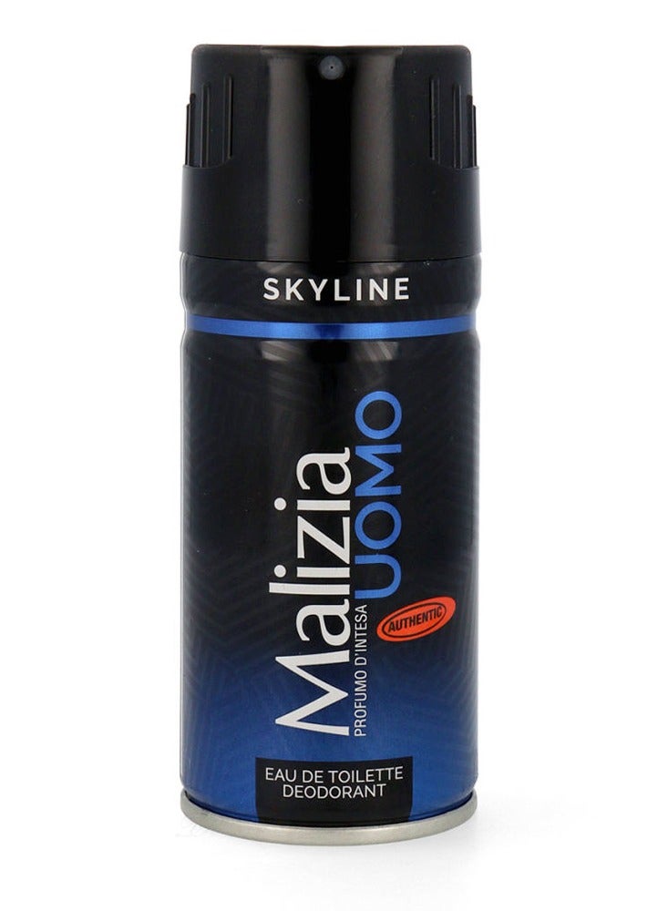 Malizia Uomo Deodorant Skyline Body Spray 150ml (Pack of 12)