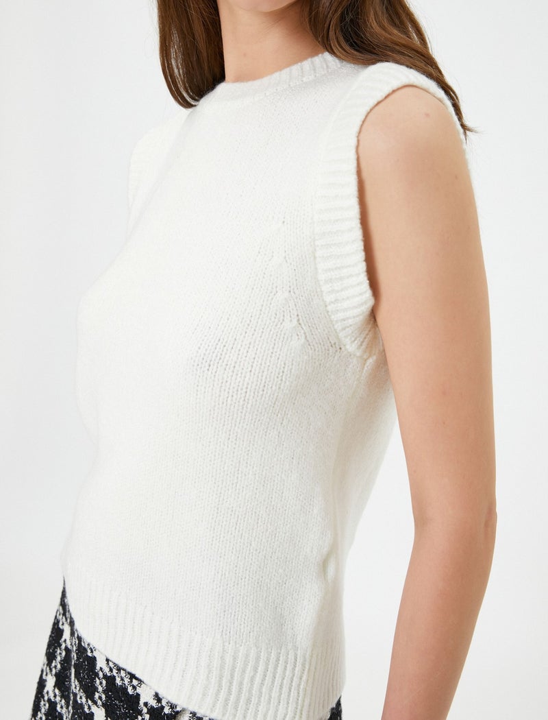 Knitwear Blouse Half Turtleneck Ribbed