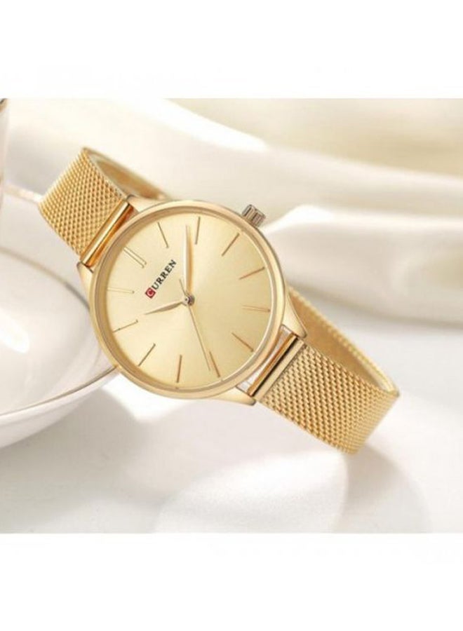 CURREN-9024 Original Brand Band Wrist Watch For Women With Free Box