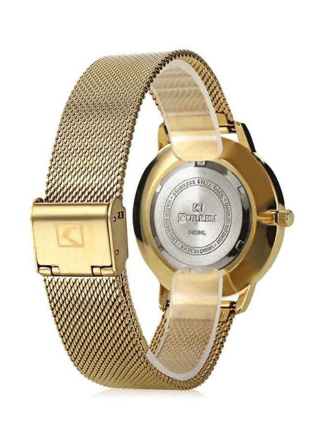 CURREN-9024 Original Brand Band Wrist Watch For Women With Free Box