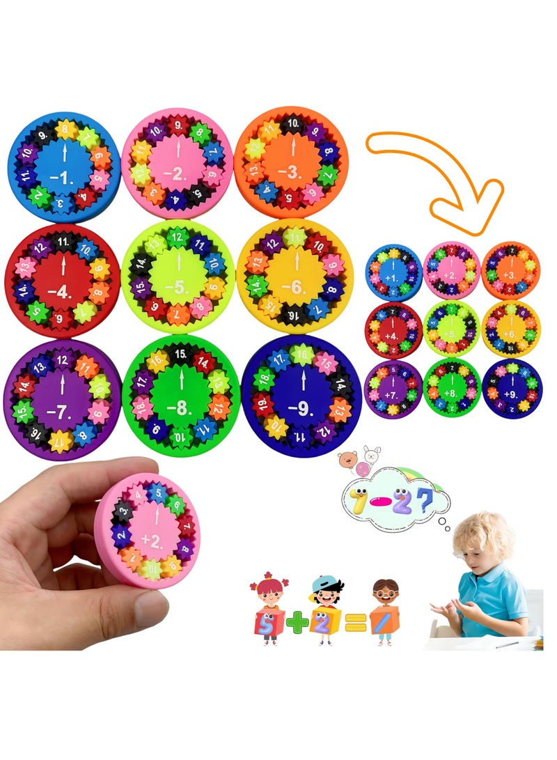 Math Fidget Spinner, Kids Educational Toy for Learning Addition & Subtraction, Math Games for Homeschooling or Classroom Rewards