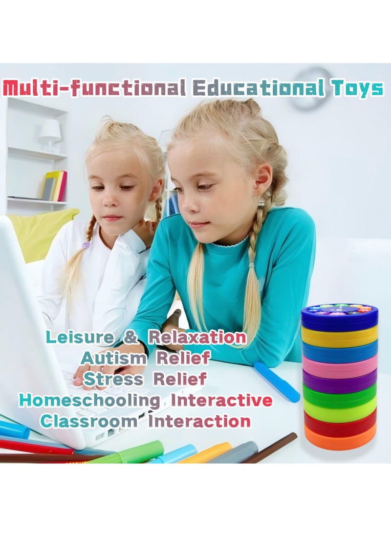 Math Fidget Spinner, Kids Educational Toy for Learning Multiplication, and Division, Math Games for Homeschooling or Classroom Rewards