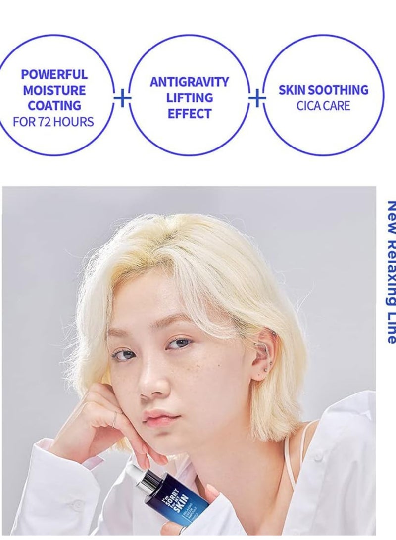 I'M SORRY FOR MY SKIN I'm Relaxing Cream Ampoule – Intensive Hydrating and Soothing Serum for Stressed and Sensitive Skin – Calming Facial Moisturizer with Natural Extracts – 30ml