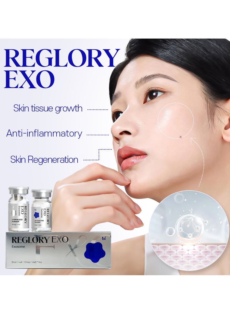 Medisco Reglory EXO Advanced Exosome Skin Glow Regeneration Solution for Youthful Hydrated Skin 1x50mg + 1x6ml