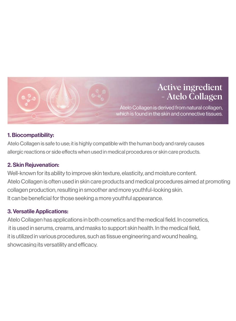 Collium Atelo Collagen 1.0ml Skin Rejuvenation Serum for Face Neck and Hands