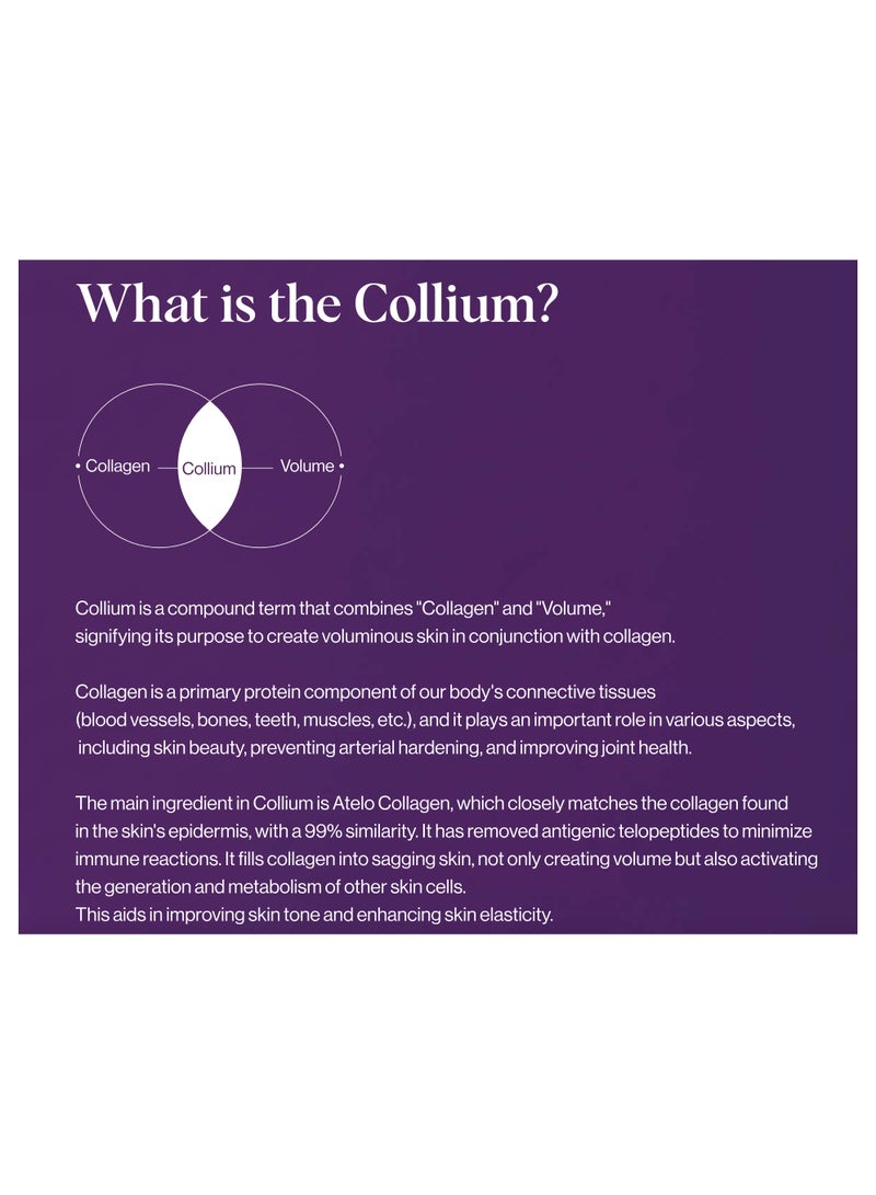 Collium Atelo Collagen 1.0ml Skin Rejuvenation Serum for Face Neck and Hands
