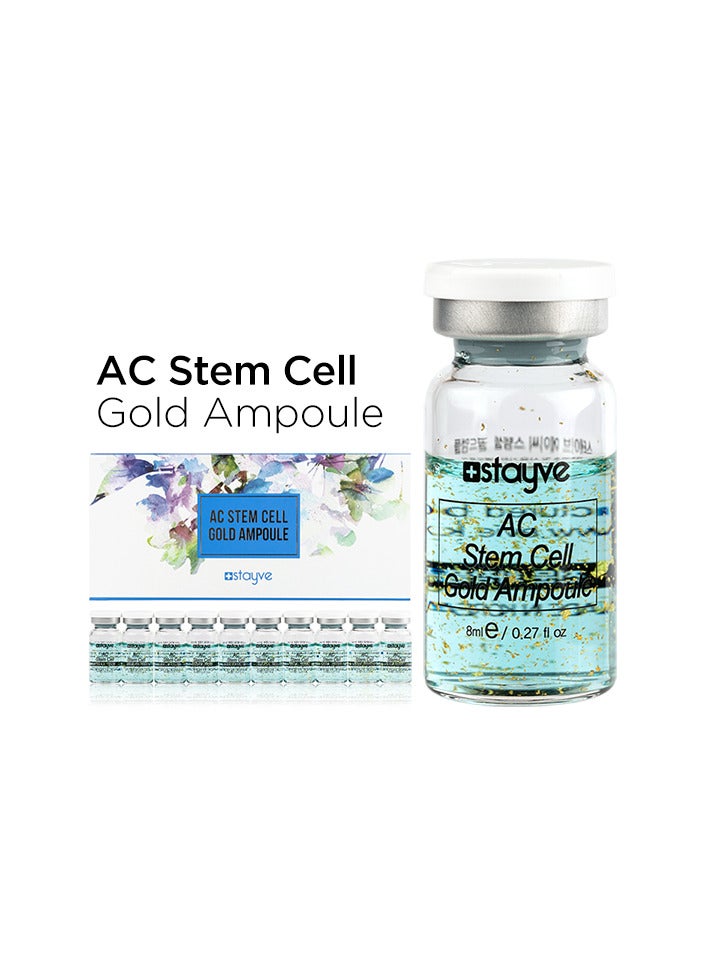 Stayve Dermawhite Booster Starter Kit for BB Glow Treatment AC Stem Cell Gold Ampoules 8mlx10