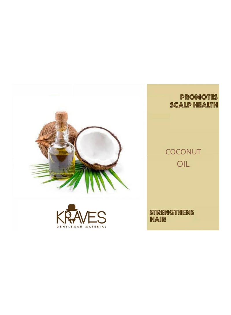 KRAVES Hair wax 100% Natural Hair Wax for men with High Hold and Natural Shine (hair wax 100 Grams)