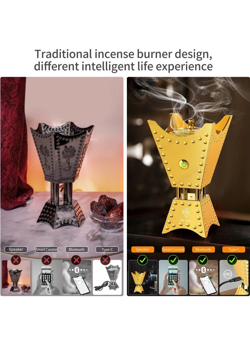 Portable Bluetooth Player Incense Holder with Incense Burner USB Incense Burner Home Burners